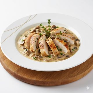 Émincé De Poulet Crème Champignons