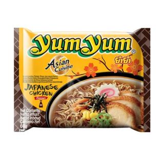 Fideos instantáneos Yum Yum con sabor a pollo japonés y salsa Shoyu (60 gr)