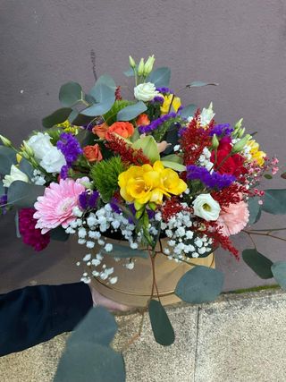 Caixa de Flores Campestres ao gosto do florista 