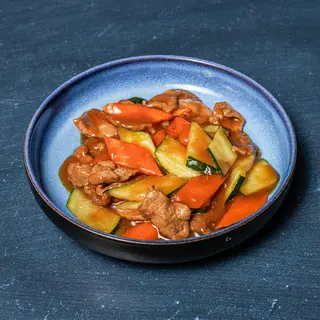 Vitello con verdura