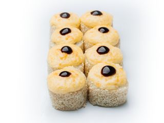 * Запечений з креветкою