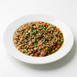 Carne Picada Con Lentejas