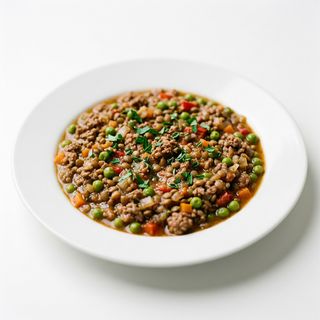 Carne Picada Con Lentejas