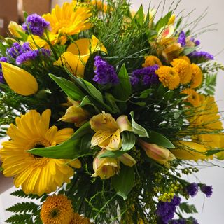 Ramo tonos amarillos