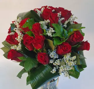 24 Rose rosse 40 cm