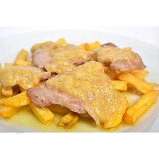 Pollo Con Salsa Miel Y Mostaza