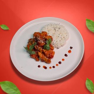 Курица  в апельсиновом соусе