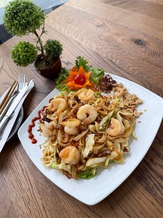 Pad thai cu creveți