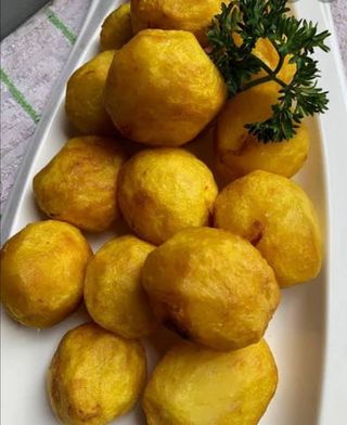 Dip fried irish potatoes 