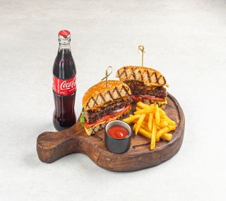 Комбо бургер говяжий