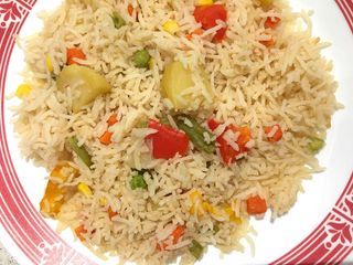 Vegetarian biryani