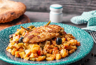 Plat Kafteji Escalope