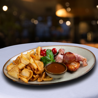 Pui cu bacon si cartofi dippers 450g