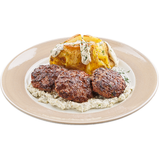 Телешки кюфтета с печен картоф (430г)