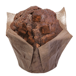 Мъфин троен шоколад с пълнеж (115г)