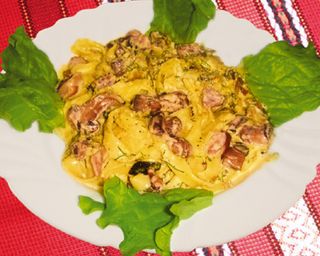 Фетучини с пушено пиле (300гр)