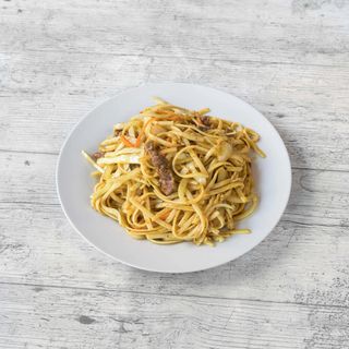 802. Tallarines Con Ternera Al Curry