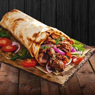 Durum kebab de pollo