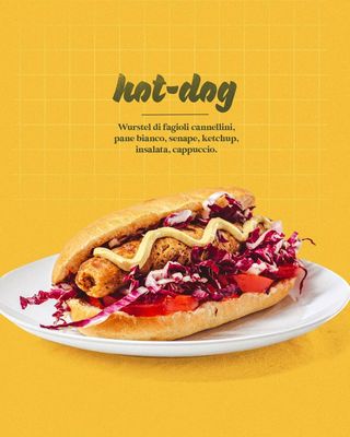 Vegan hot-dog