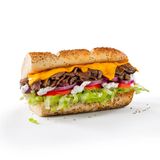 Bistec y Queso (15 cm.)