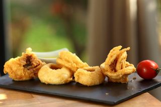 Калмари пържени по Критски (250г)