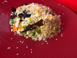 Смажений рис з овочами (150g)