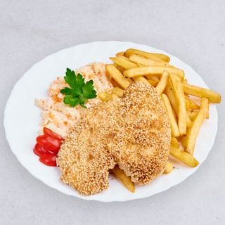 Pierś z kurczaka w sezamie