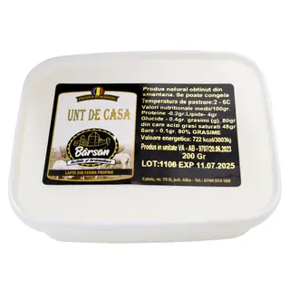 Unt de casă (80% grăsime)