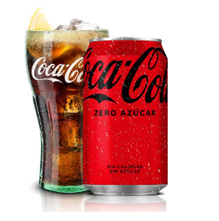 Coca-Cola Zero Azúcar lata 330ml.