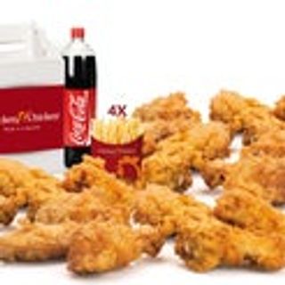 Menù family 22 alette piccanti