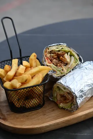 Caesar chicken wrap 