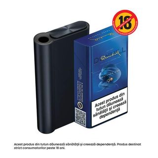 Starter Kit HYPER X2 AIR BLACK + glo by DUNHILL Topaz Tobacco