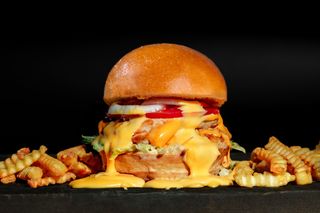 ქათმის ბურგერი