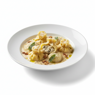 Pasta Fagotti (Saquitos) De Gorgonzola Y Nueces