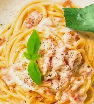 Espagueti A La Carbonara