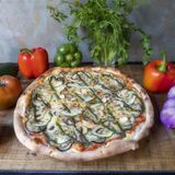 Pizza De Berenjena Con Pesto