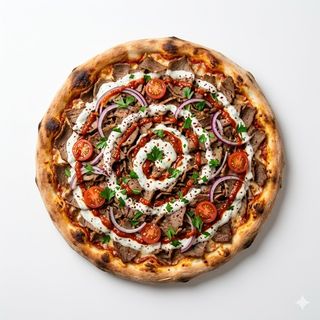 Pizza Kebab Ternera (Pequeña)
