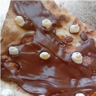 Pizza con Nutella  (33 cm.)