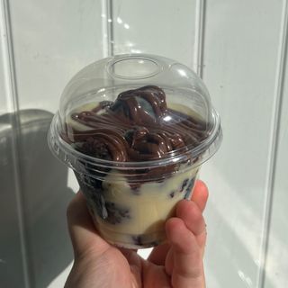 Torta no Pote Brownie e Nutella