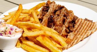 Texas style brisket sandwich