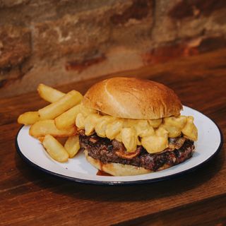 Hamburguesa Mac and Cheese