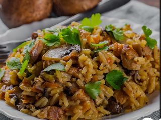 Risotto Délice De Riz Au Poulet Et Légumes