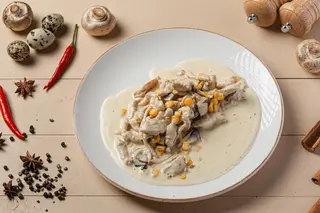 Фрикасе с курицей и грибами (250гр)