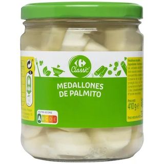 Palmito En Medallones Carrefour P. E. 250 Gr.Peso Neto 410 Gr.