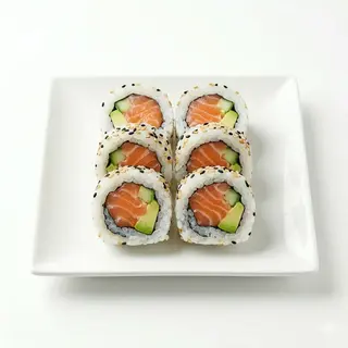 Uramaki De Salmón (8 Pzs.)