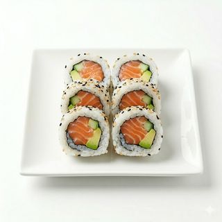 Uramaki De Salmón (8 Pzs.)