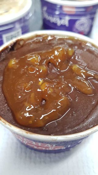 Helado de Chocolate y Naranja