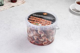 ШАШЛЫК ИЗ КУРИНЫХ СЕРДЕЧЕК 1,0