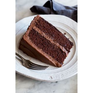 Chococlate Sponge Cake Slice