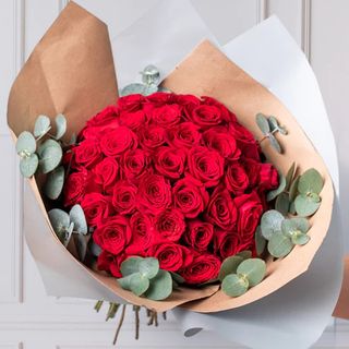 Bouchon Bouquet - 50 Rosas Rojas